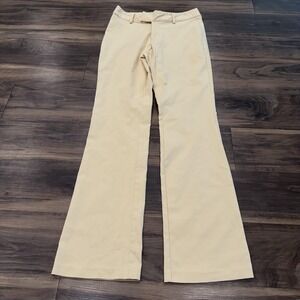 Urban Outfitters Pants Women 4 Beige Twill Chino Mini Flare Business Work Casual